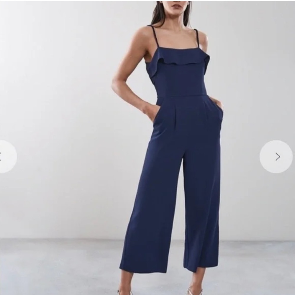 NWT REISS Frankie Bow Back Jumpsuit